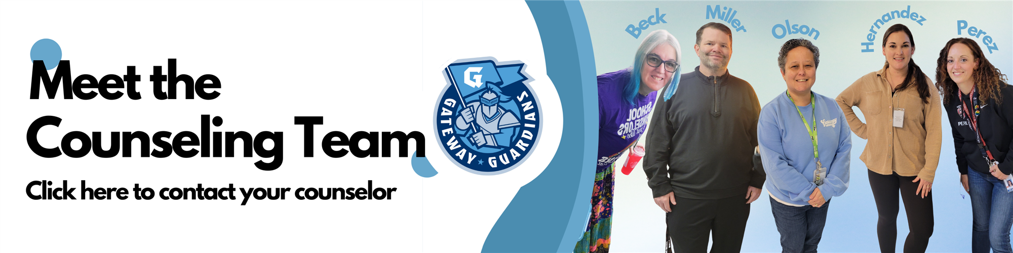 contact your counselor